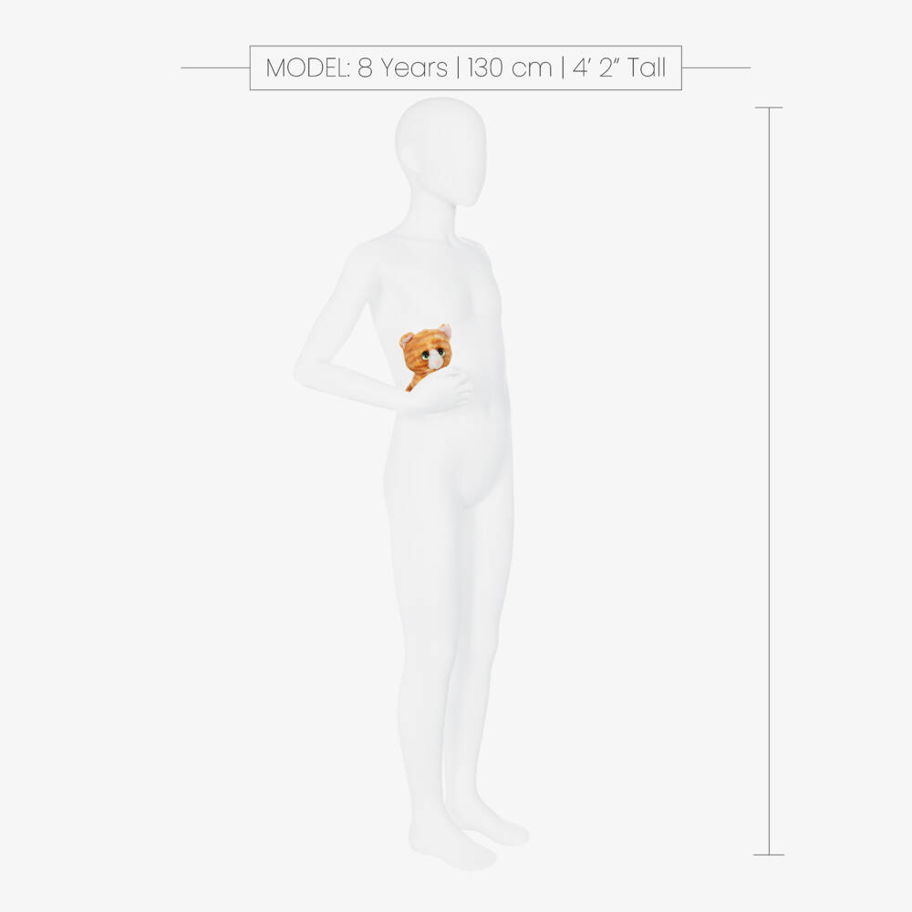 Aurora-Orange Tabby Cat Soft Toy (16cm) | Childrensalon Outlet