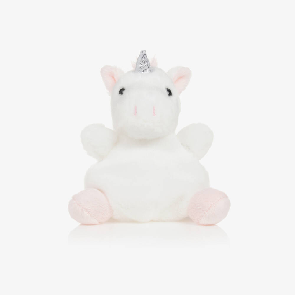 Aurora-White Sassy Unicorn Soft Toy (12 cm) | Childrensalon Outlet