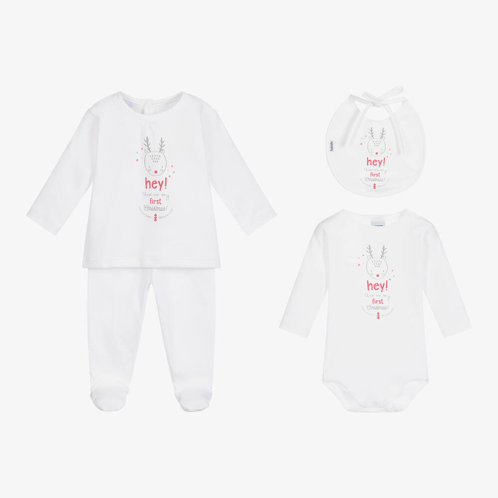 Babidu - Coffret cadeau pyjama 4 pièces Bébé | Childrensalon