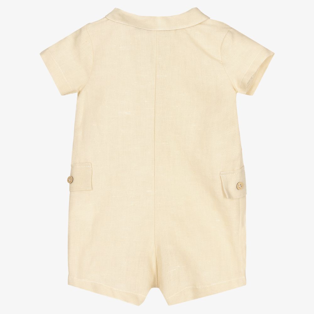 Babidu-Бежевый льняной песочник для малышей | Childrensalon Outlet