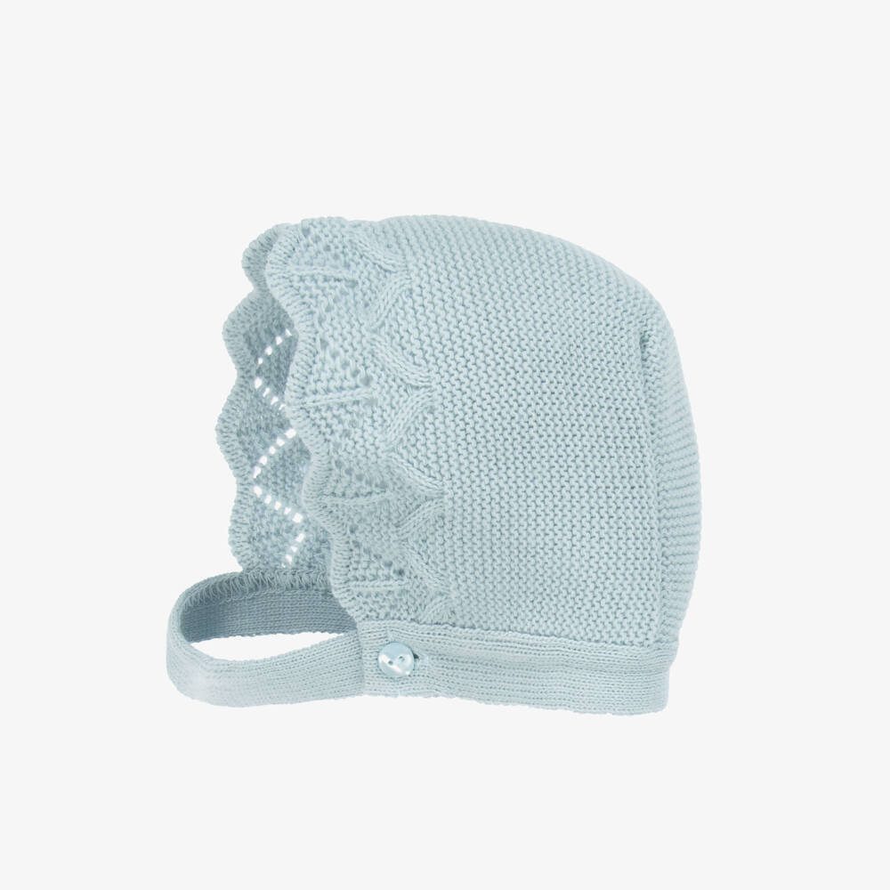 Babidu-Baby Boys Blue & Ivory Cotton Shorts Set | Childrensalon Outlet