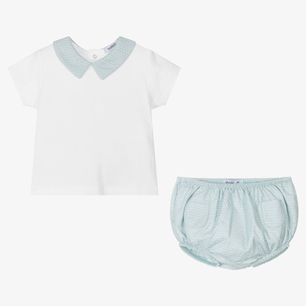 Babidu Baby Boys Blue shorts Set Childrensalon Outlet