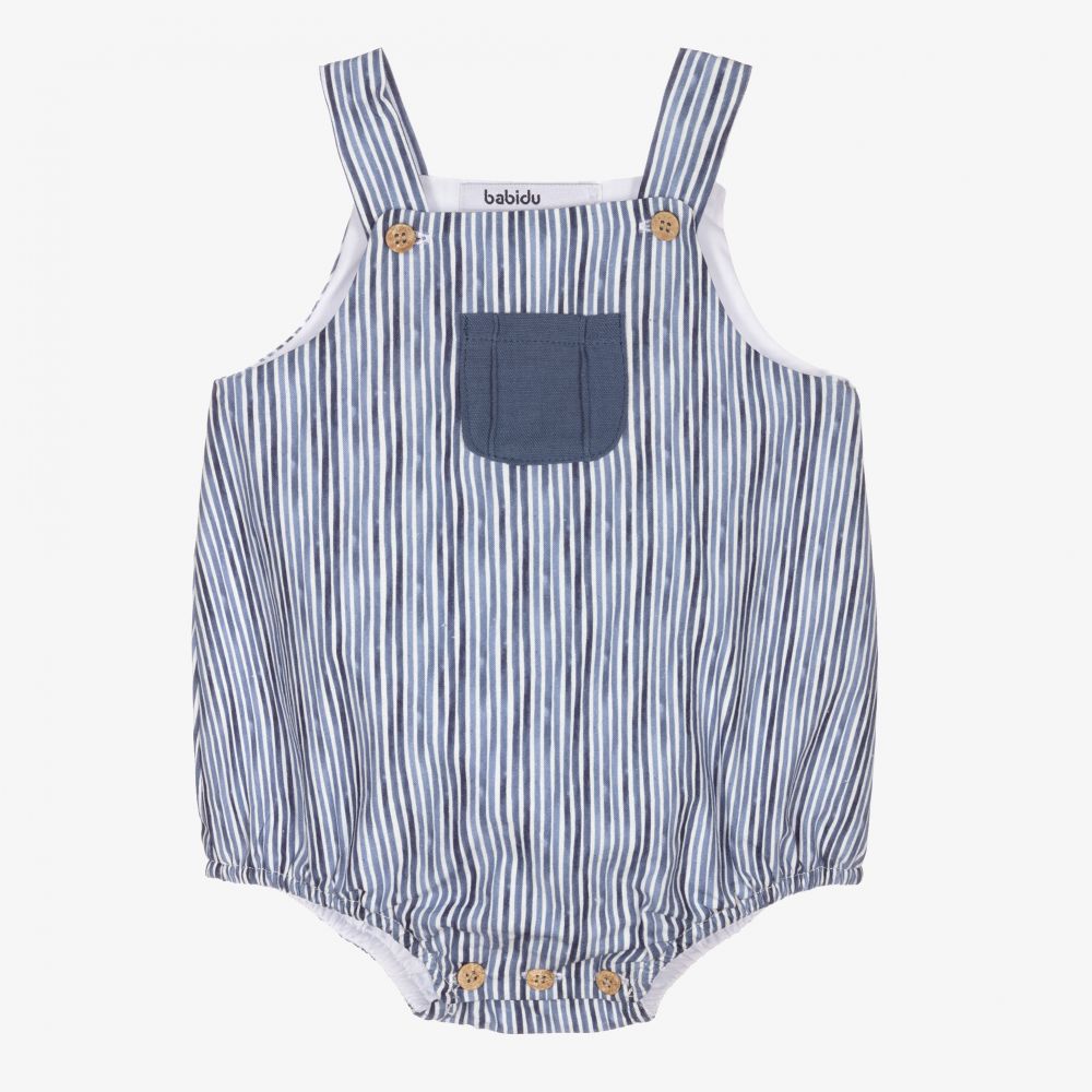 Babidu-Голубой песочник в полоску для мальчиков | Childrensalon Outlet