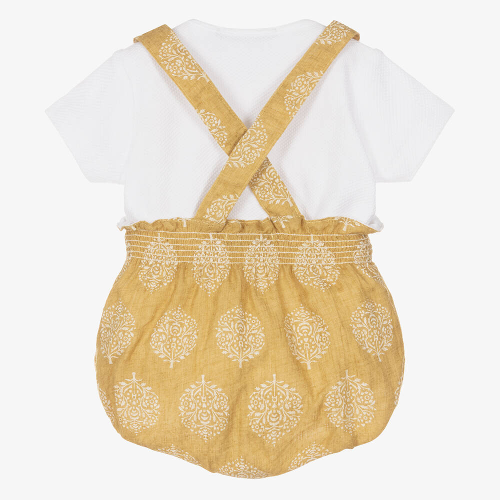 Babidu-Baby Girls Cotton Shorts Set | Childrensalon Outlet