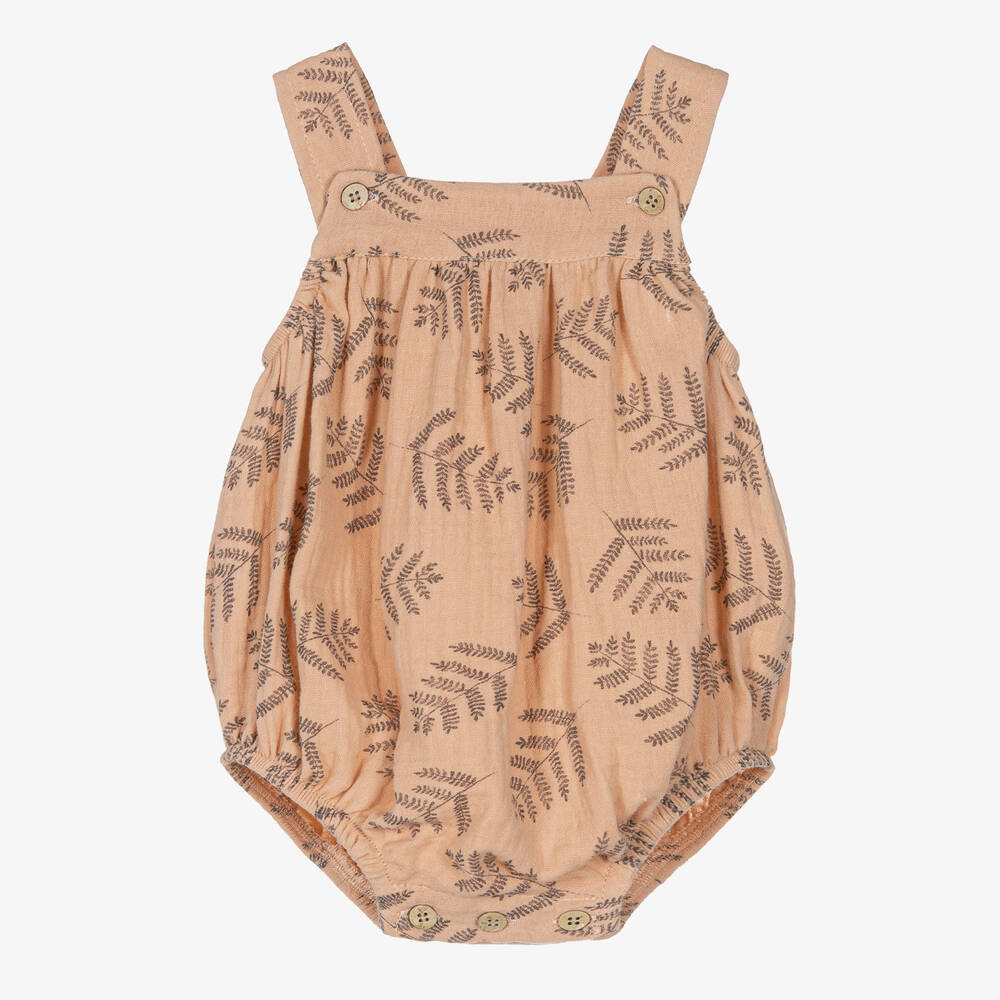 Babidu-Baby Girls Pink Cotton Shortie | Childrensalon Outlet