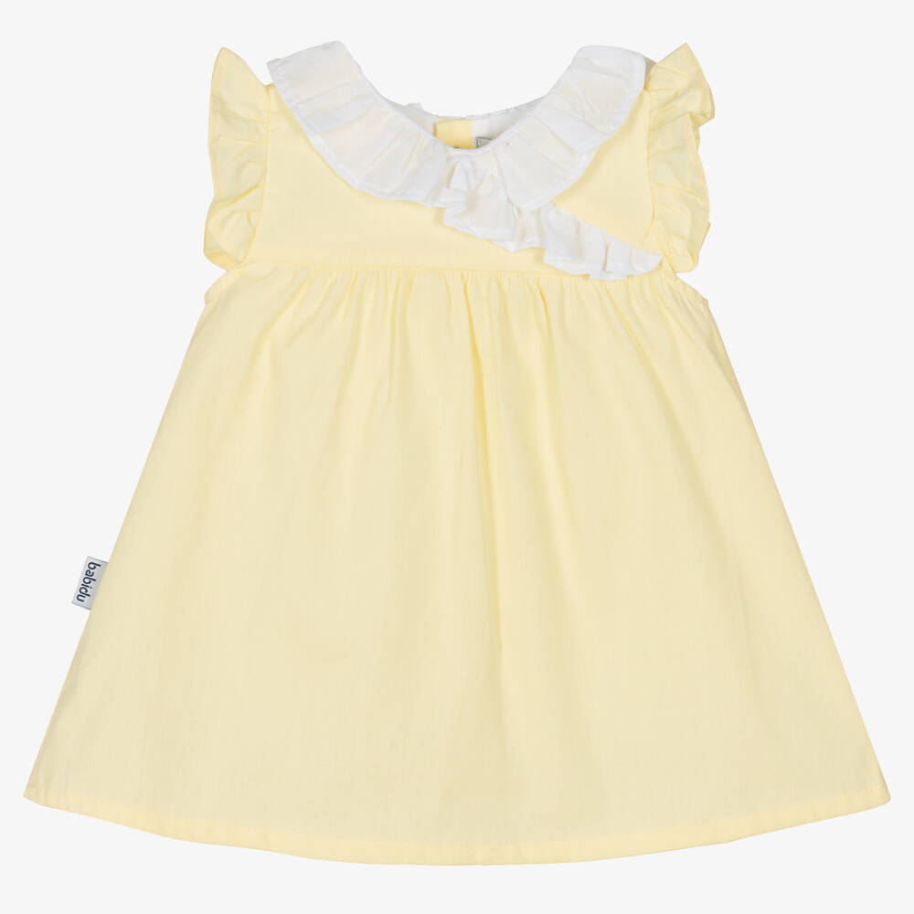Babidu - Baby Girls Yellow Dress | Childrensalon