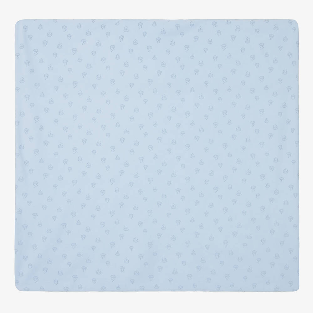 Babidu - Голубое одеяло с тучками (84см) | Childrensalon
