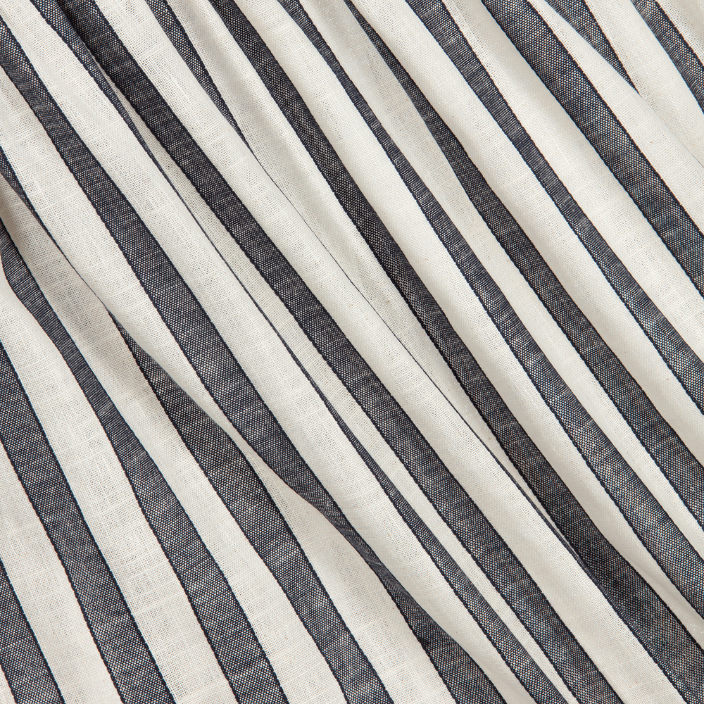 Babidu-قستان كتّان لون كحلي و عاجي | Childrensalon Outlet