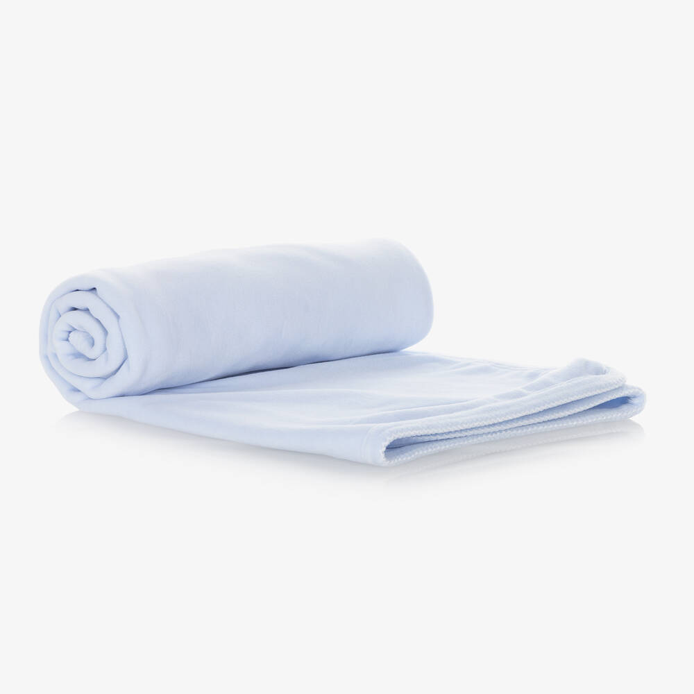 Babidu-Голубое велюровое одеяло (85см) | Childrensalon Outlet