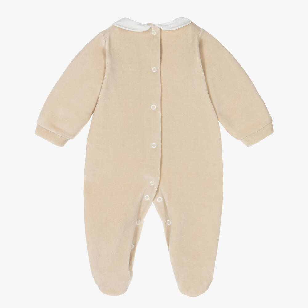 Unisex hotsell velour babygrow