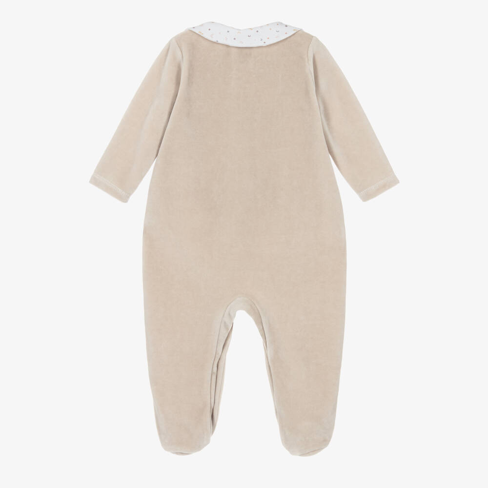 Babidu-أفرول بيج مخملي بنجوم للأولاد | Childrensalon Outlet