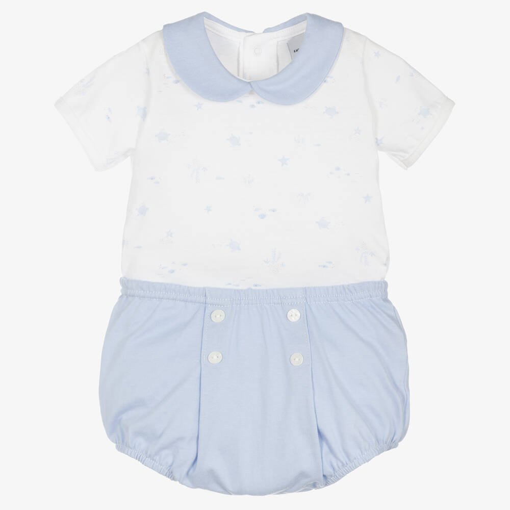 Babidu - Рубашка и голубые шорты | Childrensalon