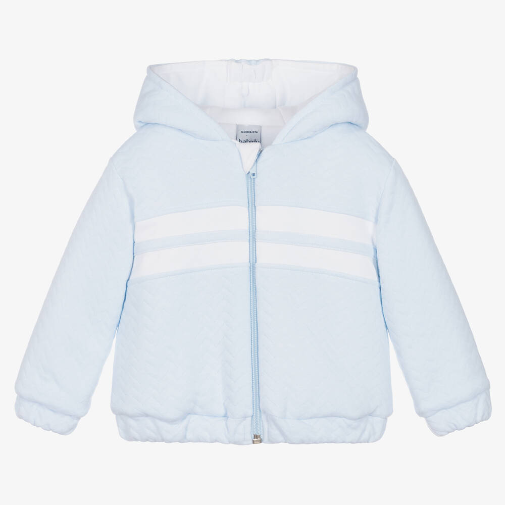 Babidu - Blaue gefütterte Baumwolljacke | Childrensalon