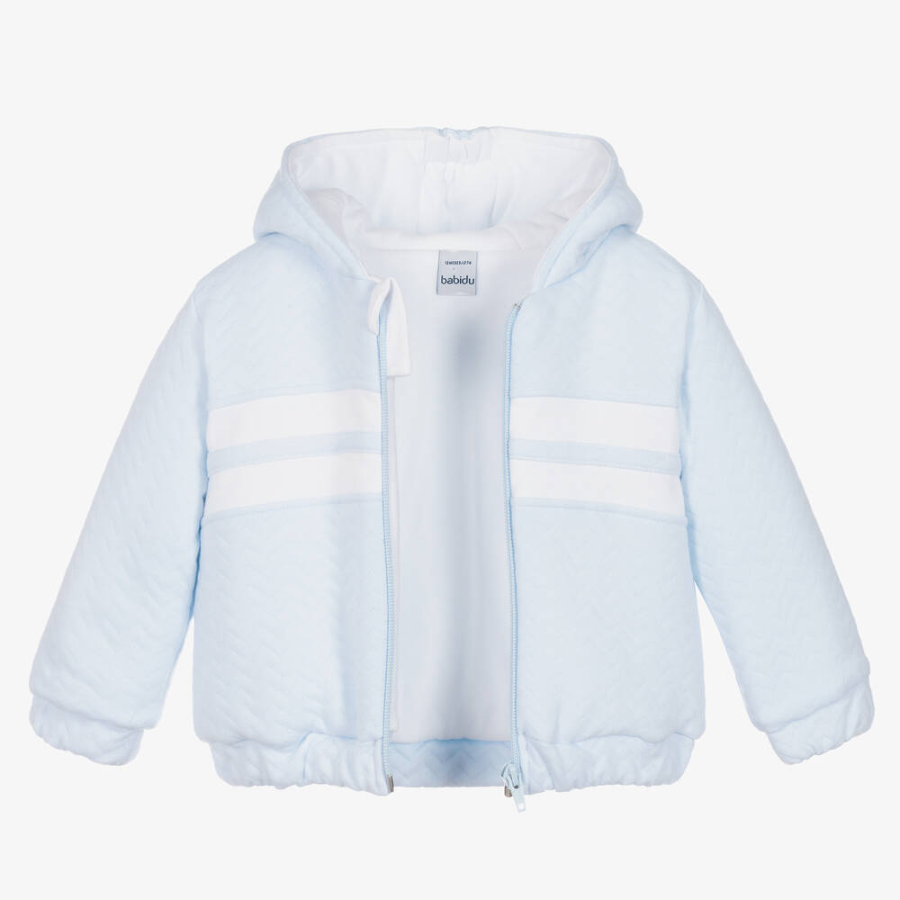 بابيدو -جاكيت قطن مبطن لون أزرق للأولاد | Childrensalon Outlet
