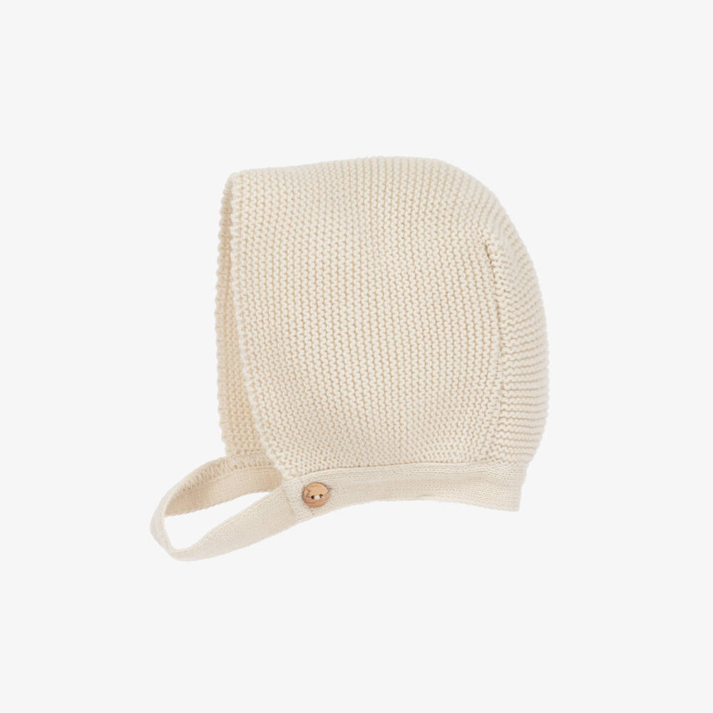 Babidu-Boys Classic Knit Beige Ensemble | Childrensalon Outlet