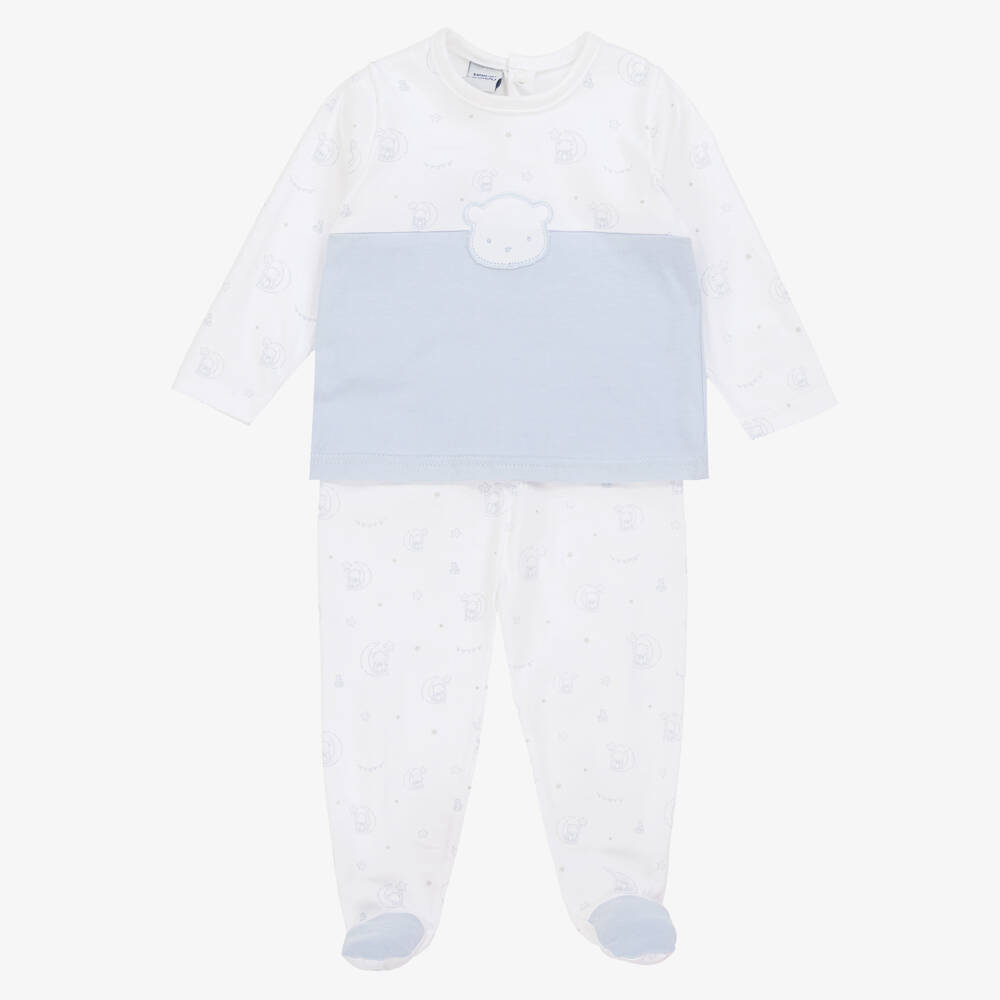 Babidu-Boys Cotton Teddy Crescent Set | Childrensalon Outlet