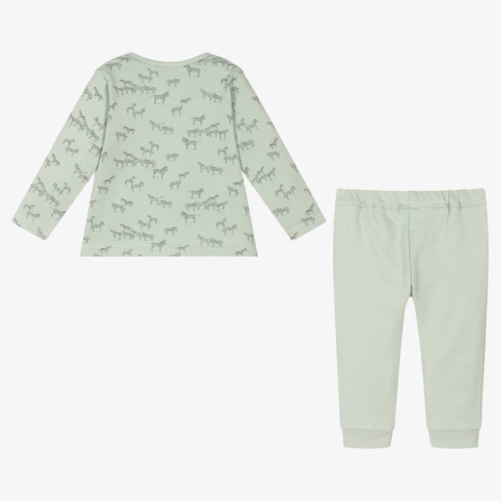 Babidu-Зеленый топ и штанишки из джерси для мальчиков | Childrensalon Outlet