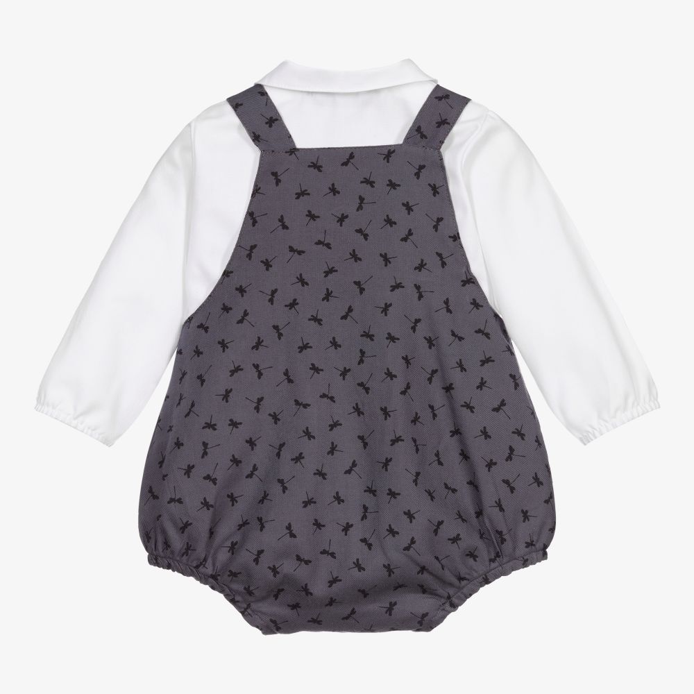 Babidu-Рубашка с серым песочником для мальчиков | Childrensalon Outlet