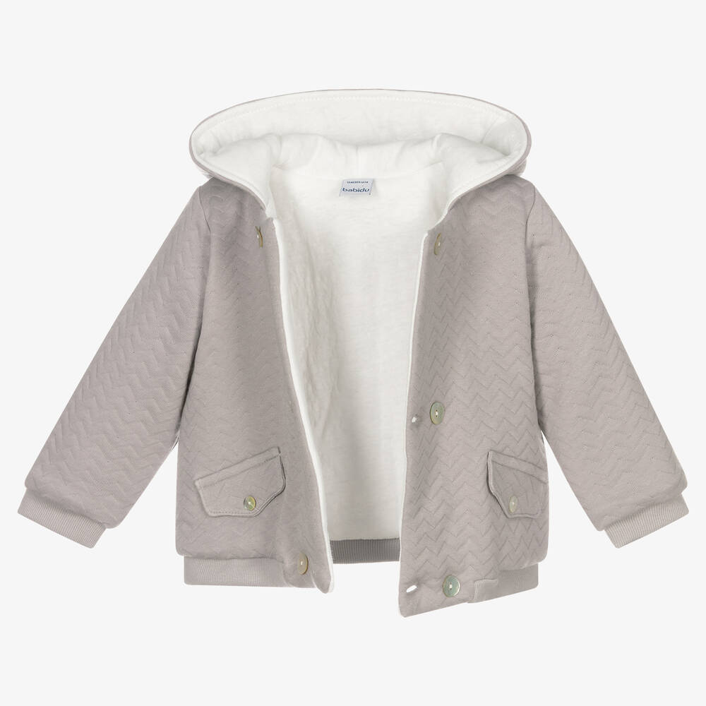Baby boys top grey coat