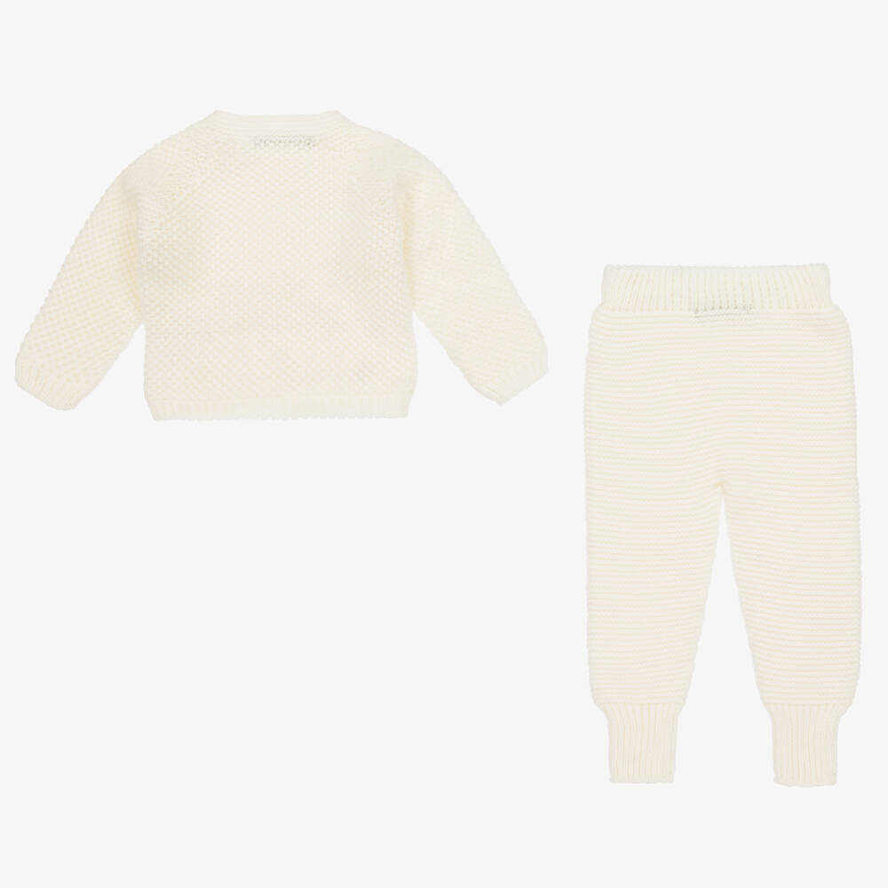 Babidu-Boys Ivory Wool Ensemble | Childrensalon Outlet