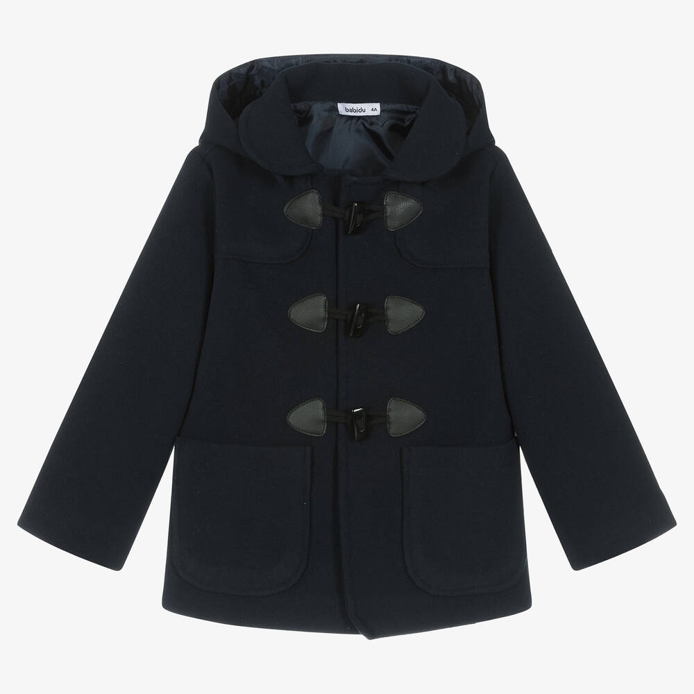 Babidu - Duffle-coat bleu marine garçon | Childrensalon