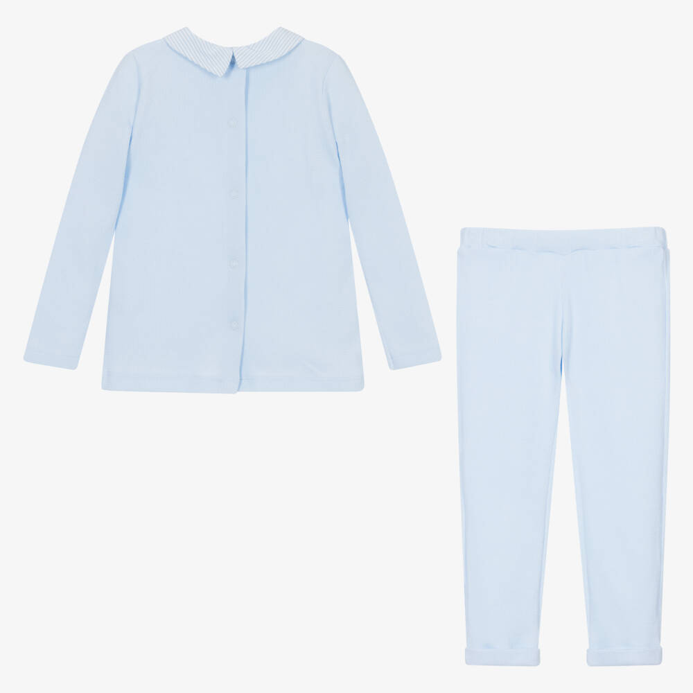Babidu-طقم صوفي أزرق فاتح للأولاد | Childrensalon Outlet