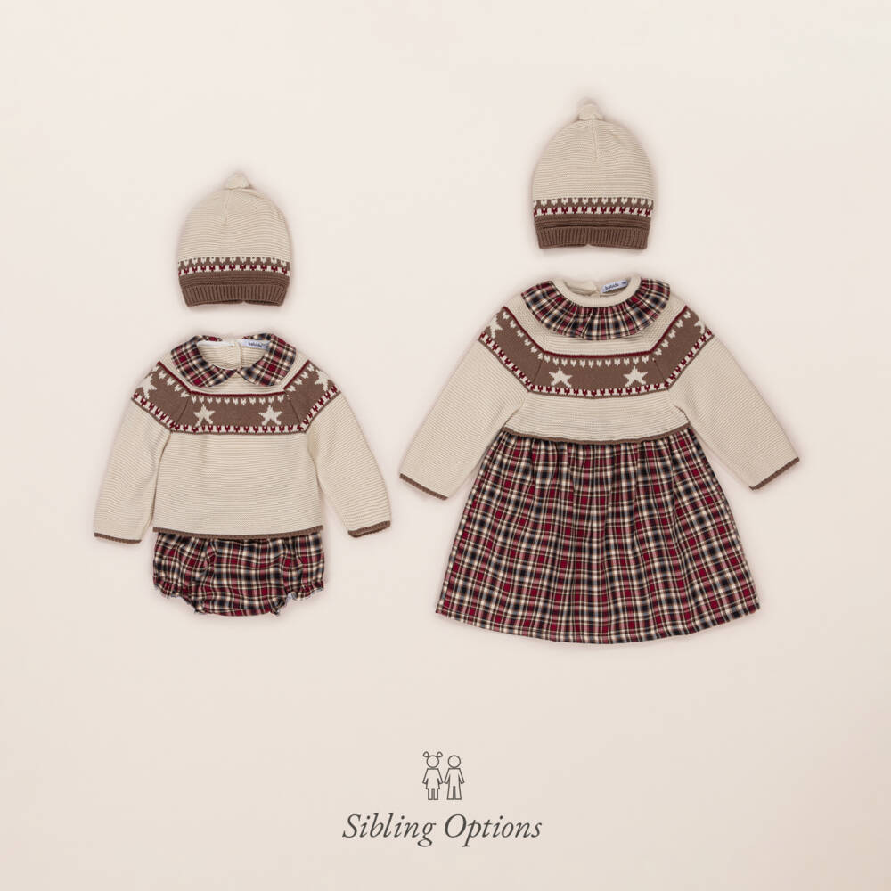 Babidu-Boys Tartan Shorts and Hat Set | Childrensalon Outlet