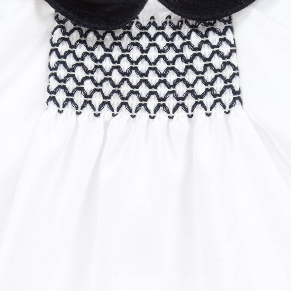 Babidu-Boys Velvet Blue Dungaree Set | Childrensalon Outlet