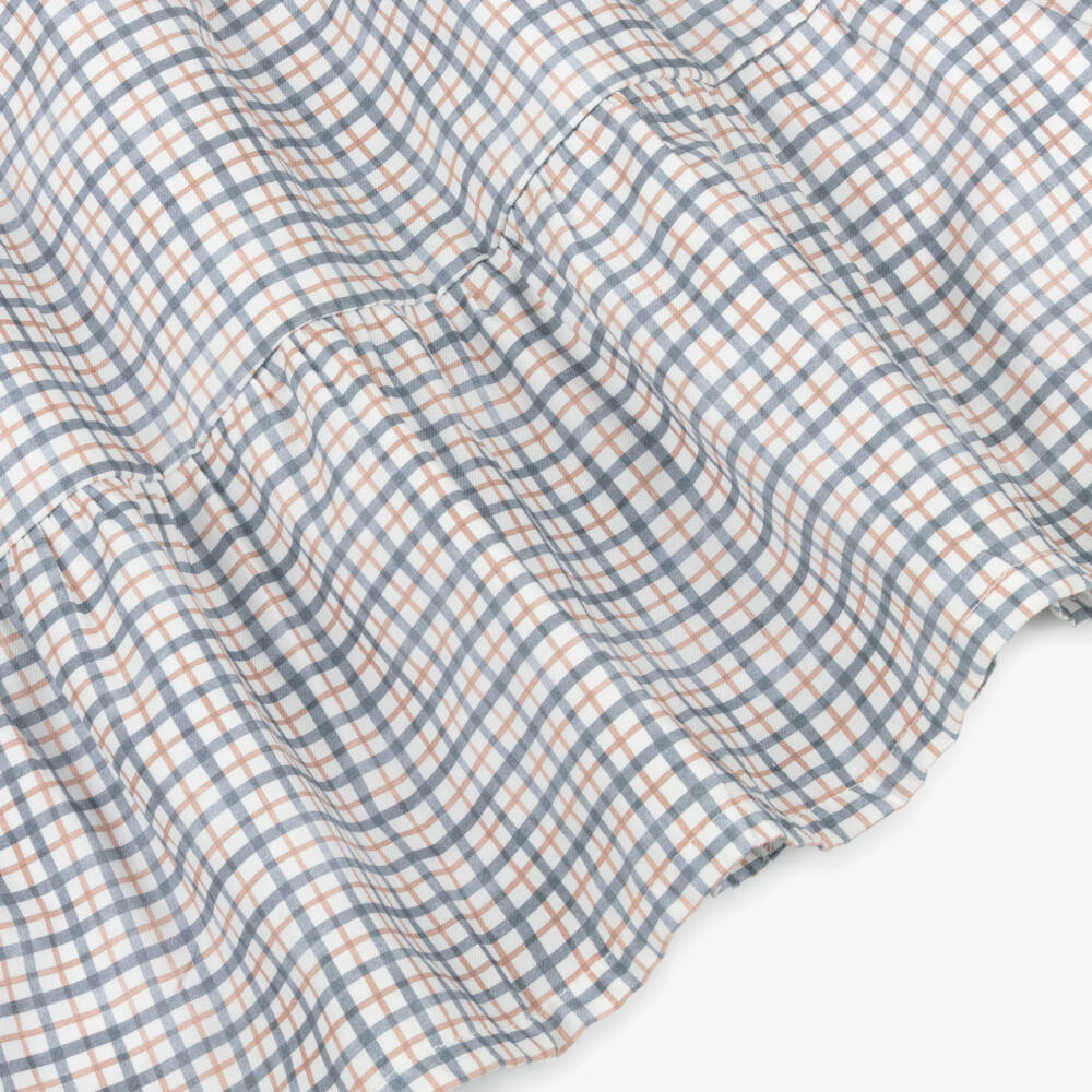 Babidu-Платье в синюю и белую клетку для девочек | Childrensalon Outlet