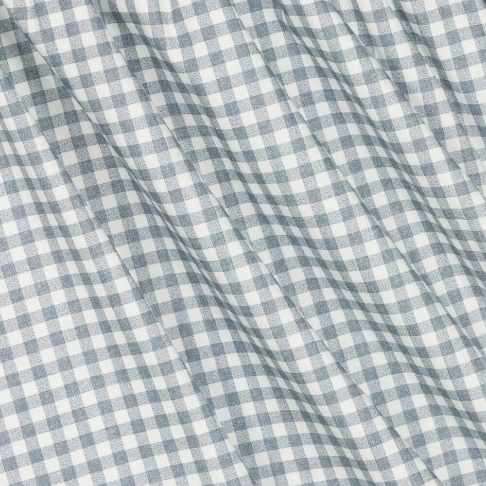 Babidu-Хлопковое платье в синюю клетку | Childrensalon Outlet