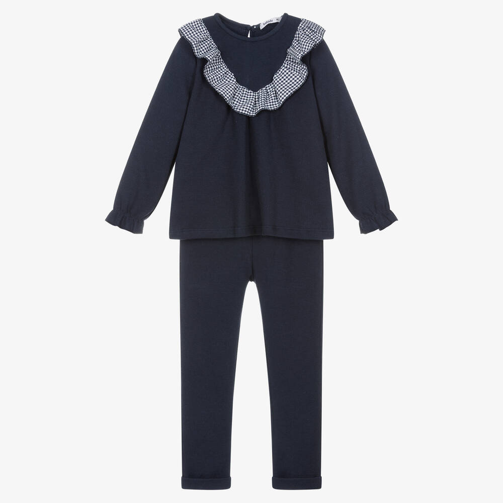 Babidu - Blaues Baumwollhosen-Set (M) | Childrensalon