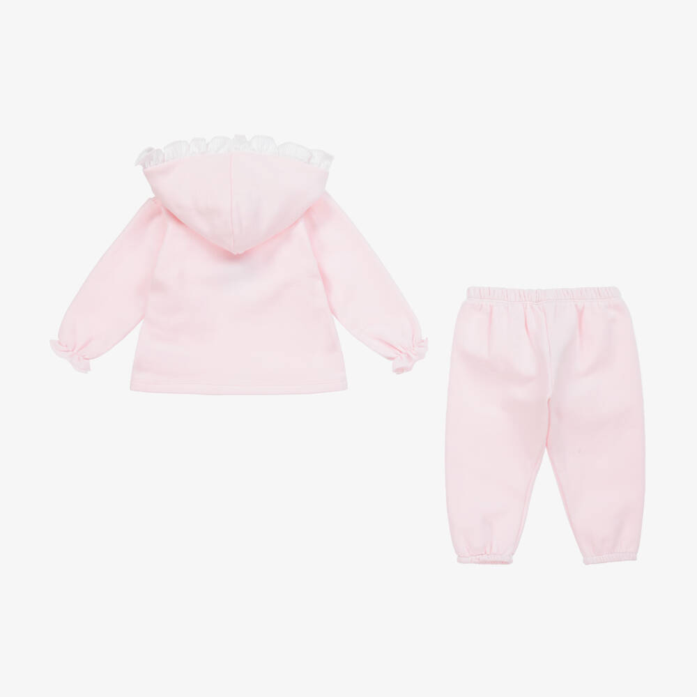 Babidu-Girls Cozy Pink Duck Ensemble | Childrensalon Outlet