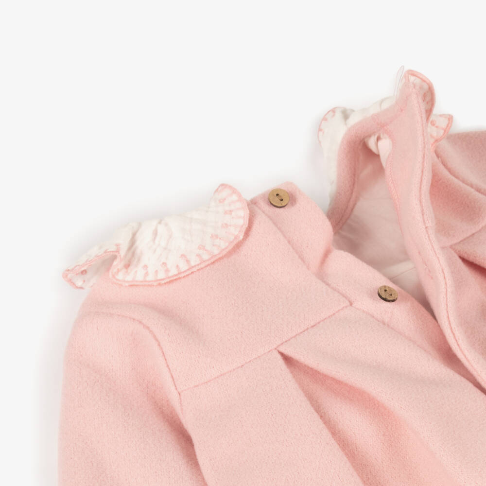 Babidu-Girls Delicate Pink Knit Dress | Childrensalon Outlet
