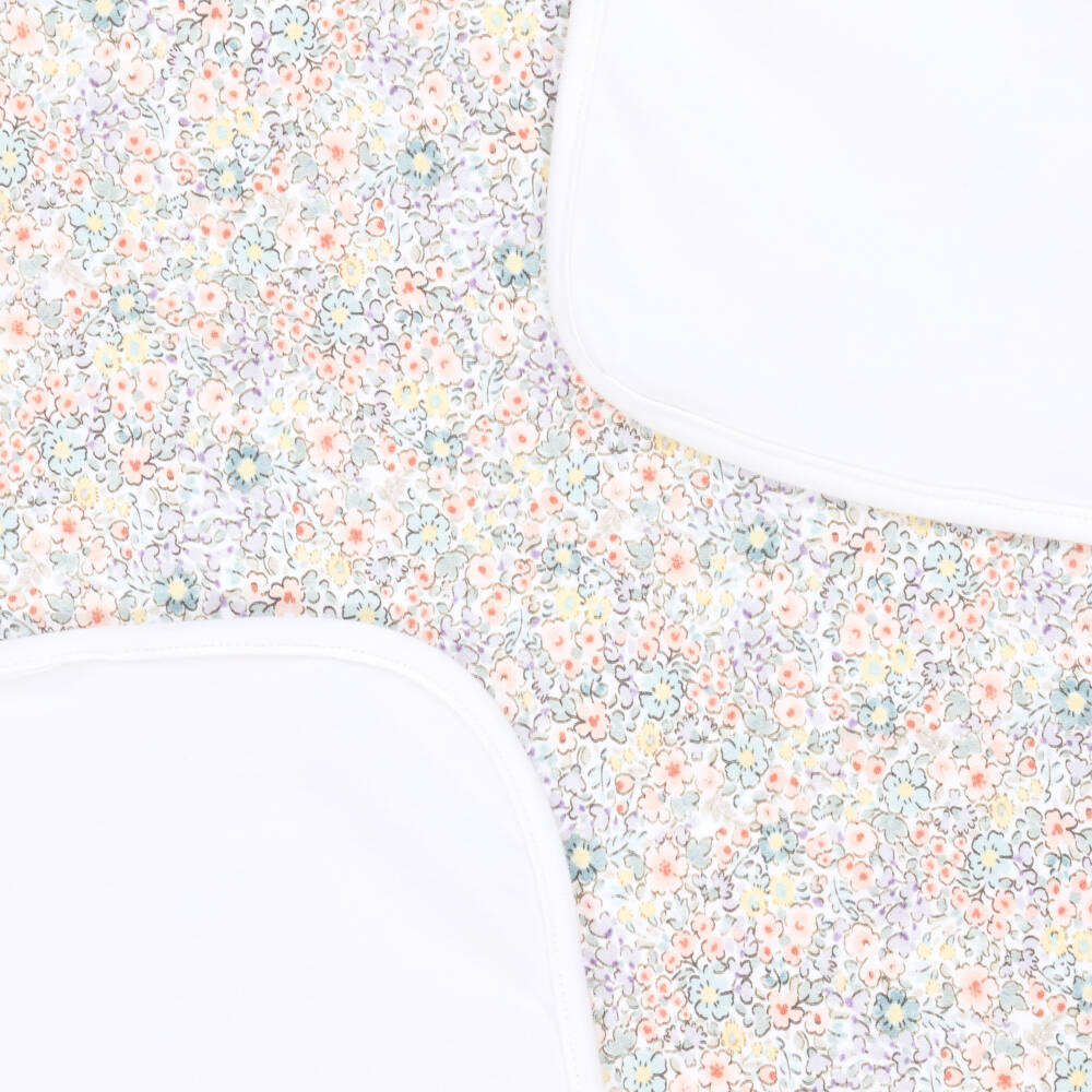 Babidu-Girls Delightful Blue Floral Shawl | Childrensalon Outlet