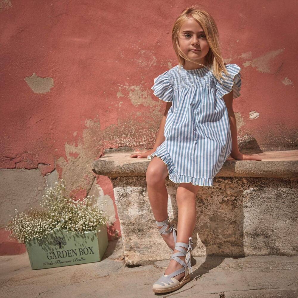 Babidu-Хлопковое платье с крылышками для девочек | Childrensalon Outlet