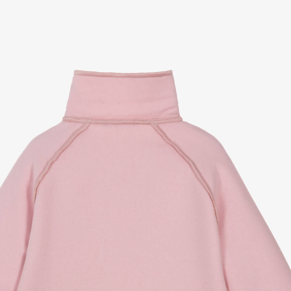 Babidu-Girls Pink Bouclé Collar Jacket | Childrensalon Outlet