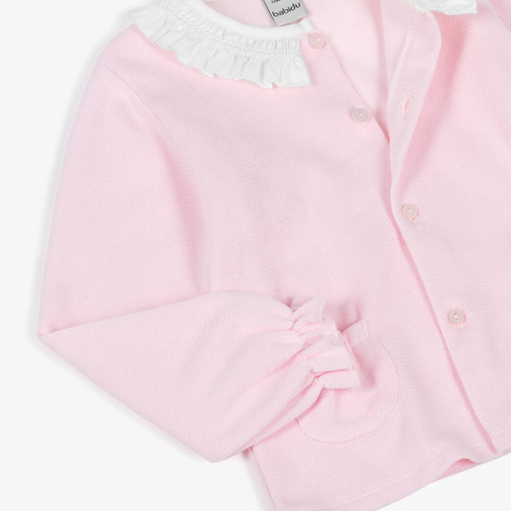 Babidu-Розовые хлопковые пижамы для девочек | Childrensalon Outlet