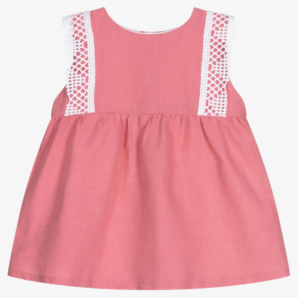 Babidu - Girls Pink Dress Set | Childrensalon