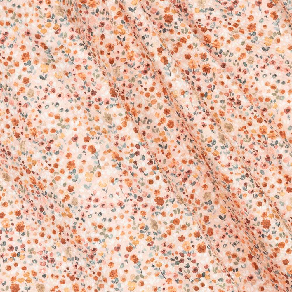 Babidu-Girls Pink Floral Ruffle Dress | Childrensalon Outlet