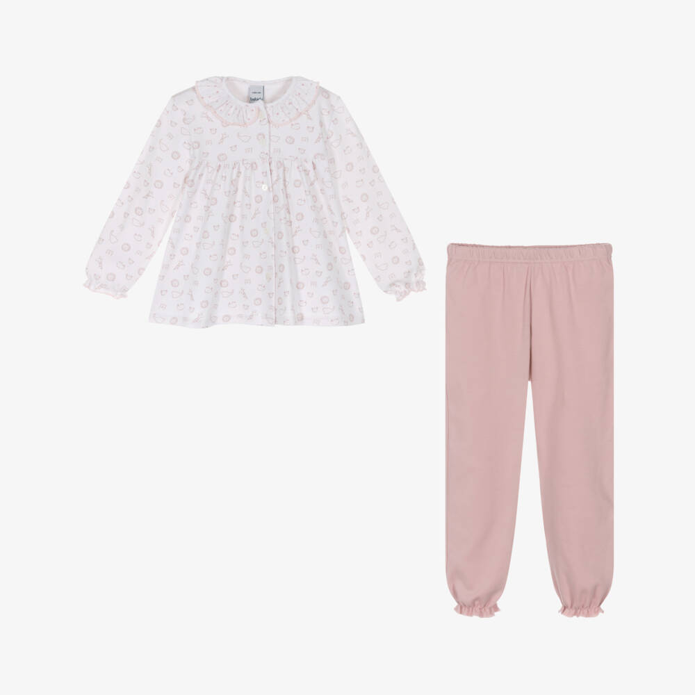 Babidu-Пижама с розовым джунглевым принтом для девочек | Childrensalon Outlet