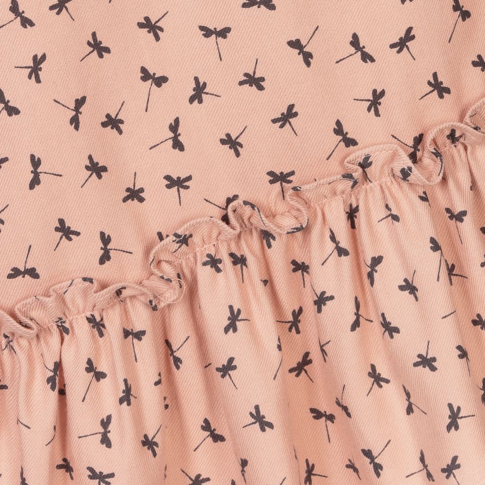 Babidu-فستان فيسكوز لون زهري للبنات | Childrensalon Outlet