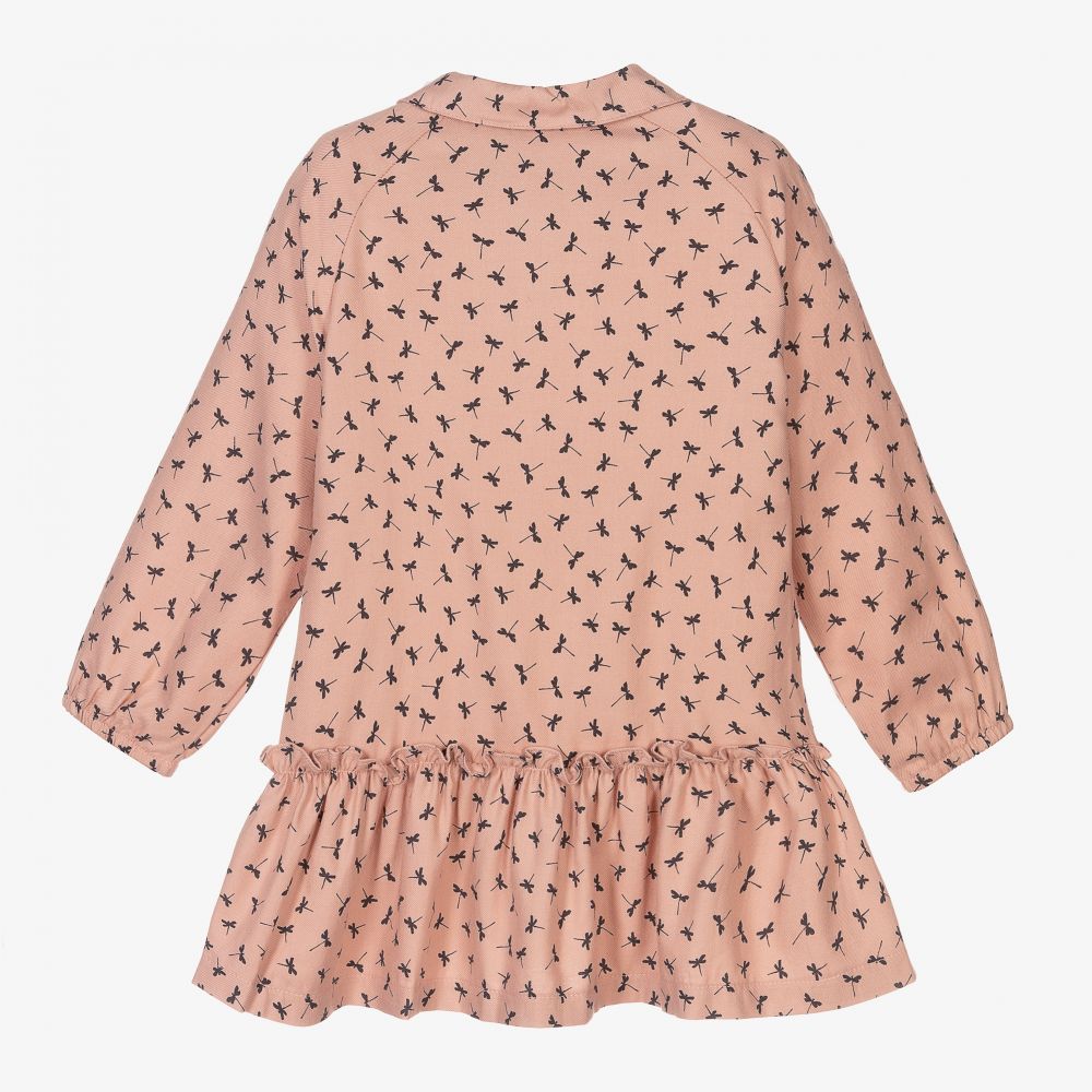Babidu-فستان فيسكوز لون زهري للبنات | Childrensalon Outlet