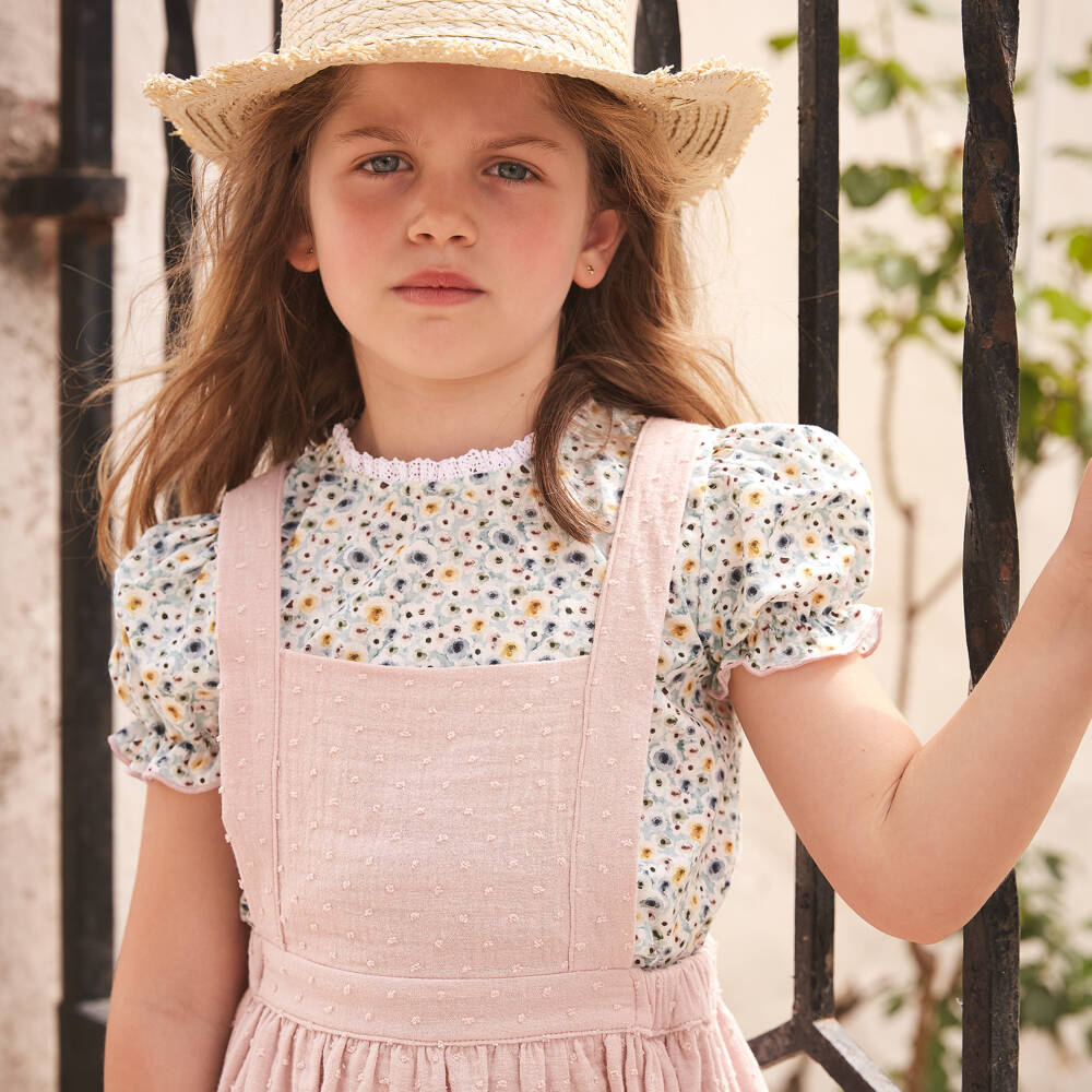 Babidu-Girls Soft Plumeti Dress Ensemble | Childrensalon Outlet