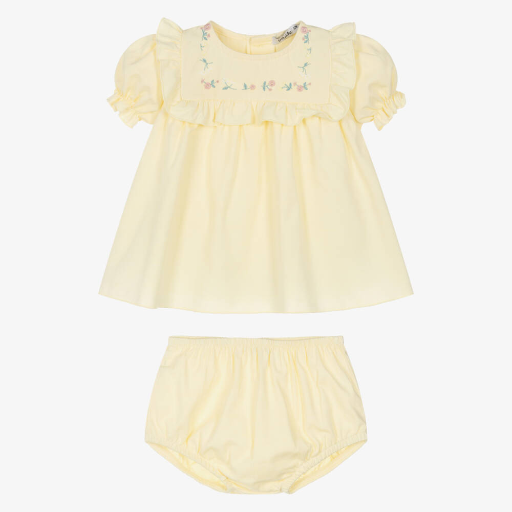 Babidu-فستان بناتي مطرز بزهور الشمس | Childrensalon Outlet