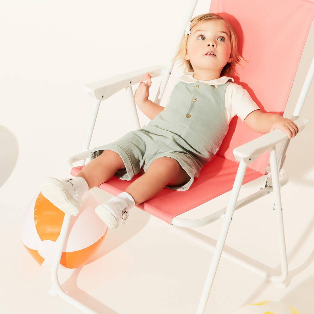 بابيدو -دانغريز قطن لون أخضر للأطفال | Childrensalon Outlet