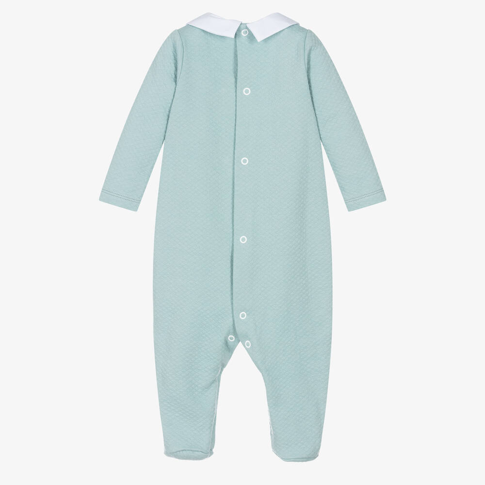 بابيدو -أفرول بيبي غرو قطن بياقة لون أخضر للأطفال | Childrensalon Outlet
