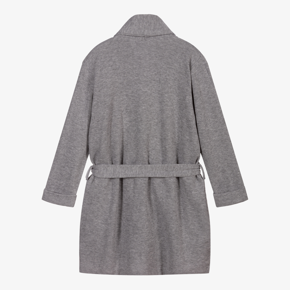 بابيدو -ثوب مراسم قطن محبوك لون رمادي للأولاد | Childrensalon Outlet