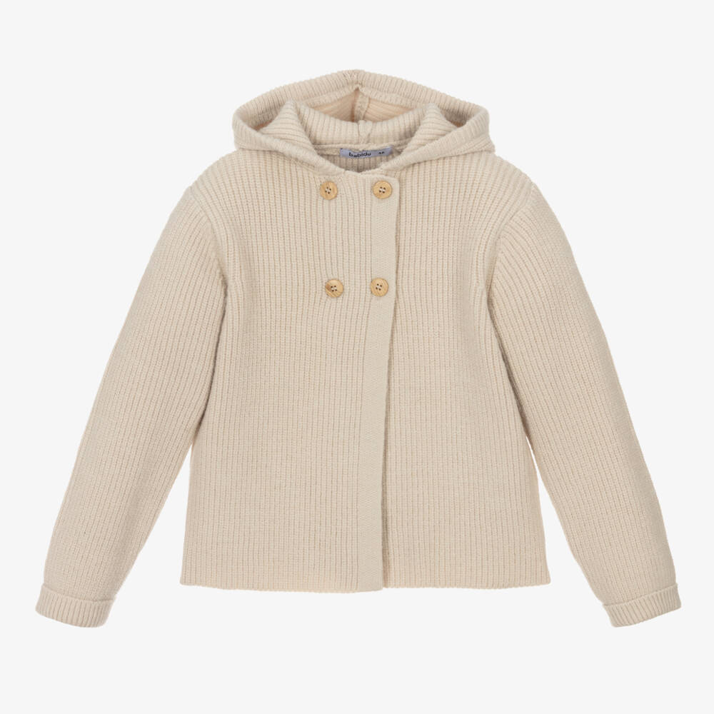 Babidu-Little Gentlemen's Tan Hooded Sweater | Childrensalon Outlet