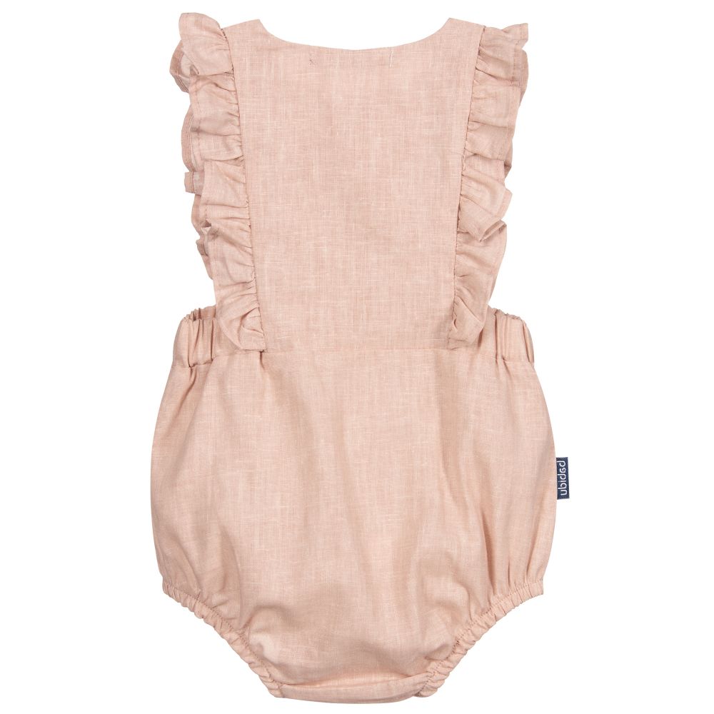 Babidu-Pink Cotton Baby Shortie | Childrensalon Outlet