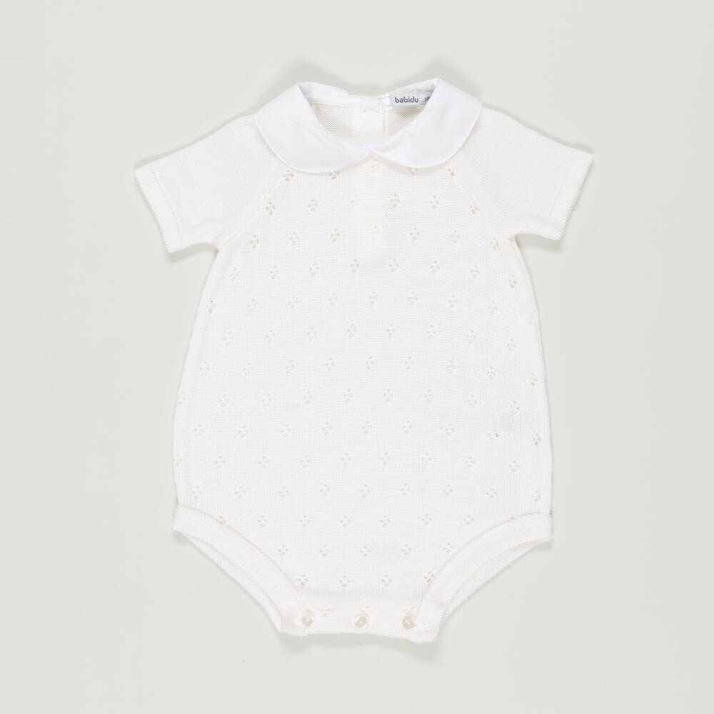 Babidu-Preloved Ivory Knitted Baby Shortie (24 months) | Childrensalon Outlet